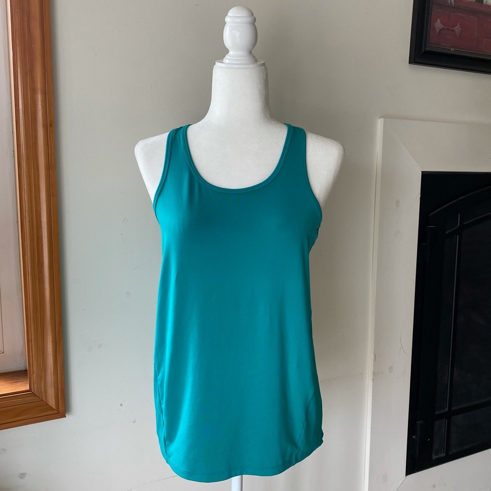 Calia By Carrie Underwood Teal Racerback Tank Top